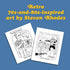 LET'S SUMMON DEMONS: A CREEPY COLORING & ACTIVITY BOOK - RHODES. STEVEN
